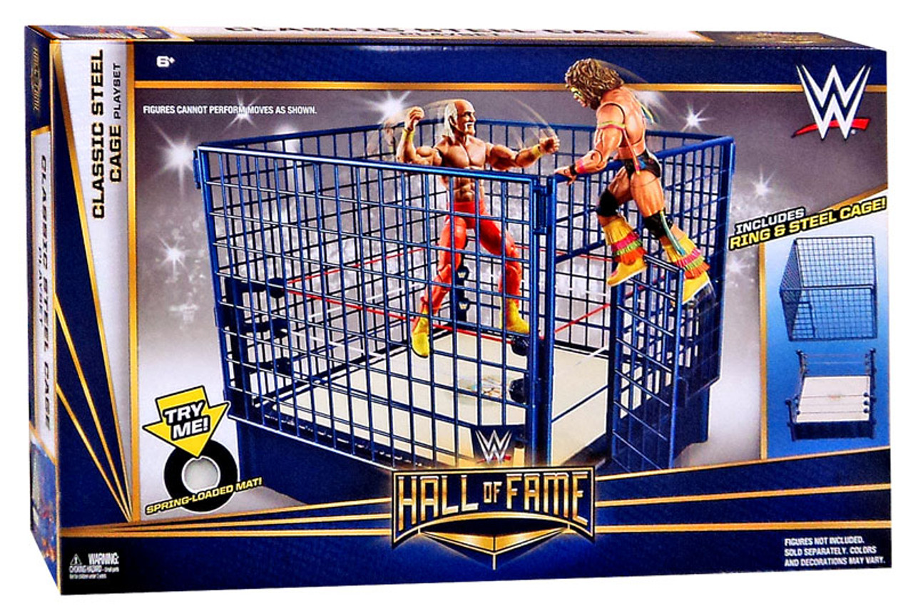 Wwe Wrestling Superstar Rings Classic Steel Cage Playset Mattel Toys 12  10808.1461376699 ?c=2&imbypass=on