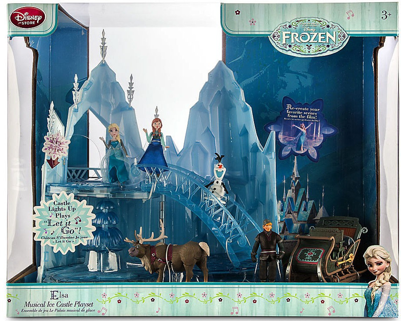 disney frozen elsa musical ice castle playset