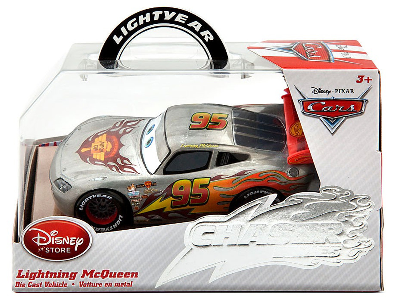 disney pixar chaser series lightning mcqueen 143 diecast car toywiz