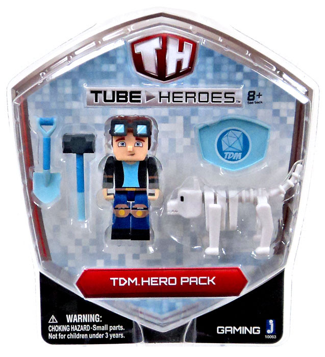 Tube Heroes TDM Exclusive Action Figure Hero Pack Jazwares 