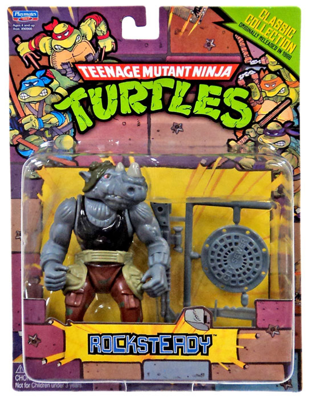 Teenage Mutant Ninja Turtles Classics Collection Rocksteady 5 Action ...