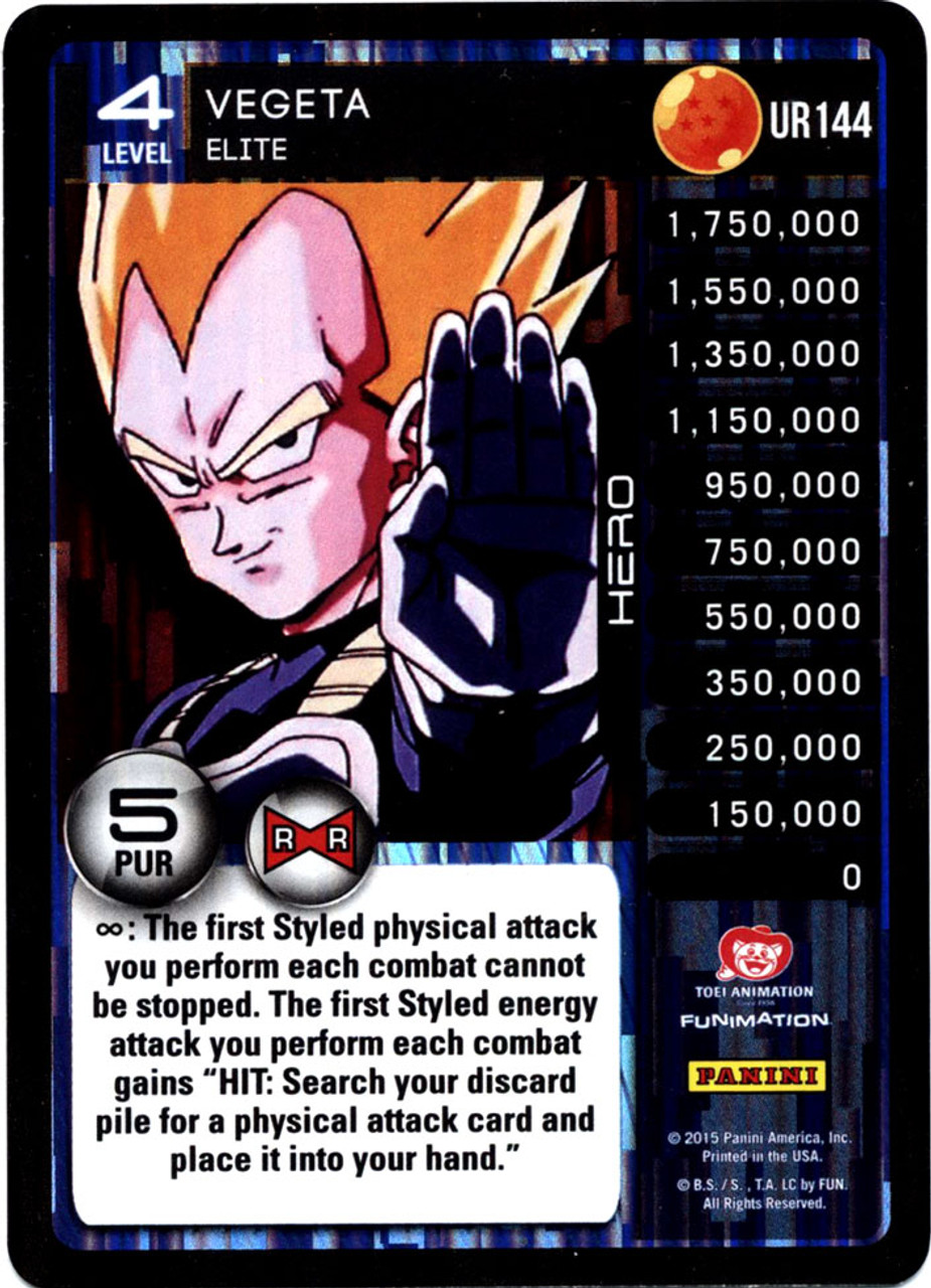 Dragon Ball Z CCG Evolution Single Card Ultra Rare Vegeta ...