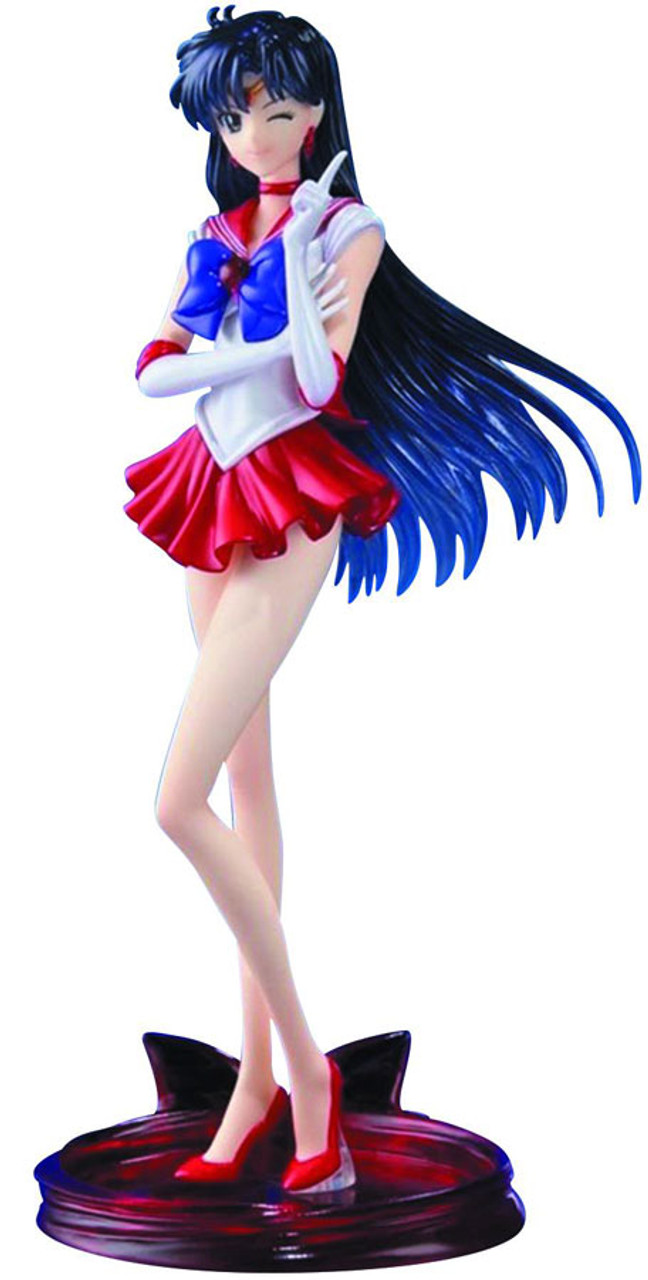 Sailor Moon Crystal Figuarts Zero Sailor Mars 110 Statue Pretty Guardian Bandai Japan - ToyWiz