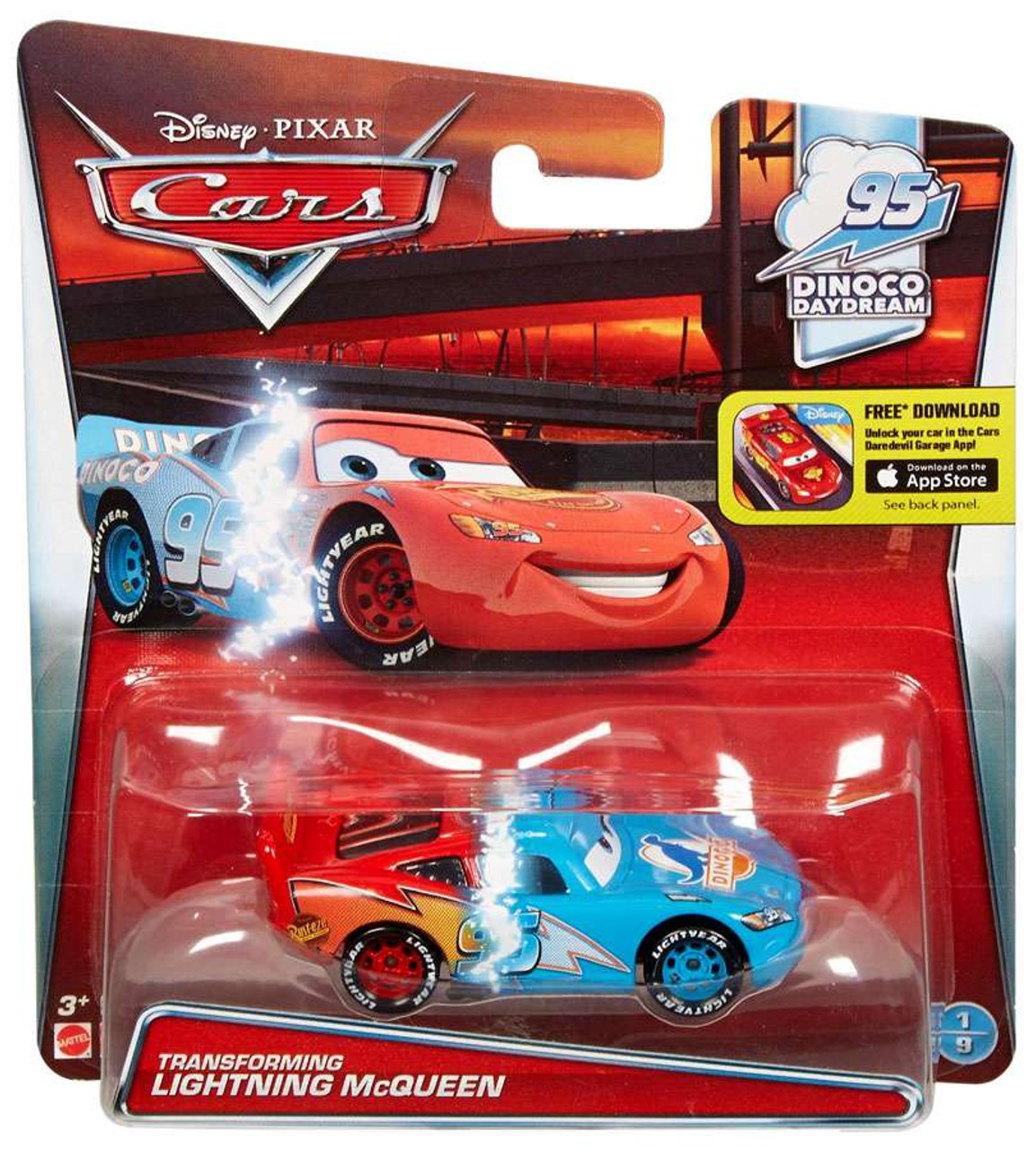 Buy Disney Pixar Cars Dinoco Daydream Transforming Lightning Mcqueen Diecast Car 19 Online 