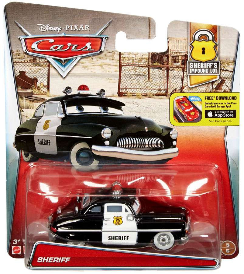 Disney Pixar Cars Sheriffs Impound Lot Sheriff Diecast Car