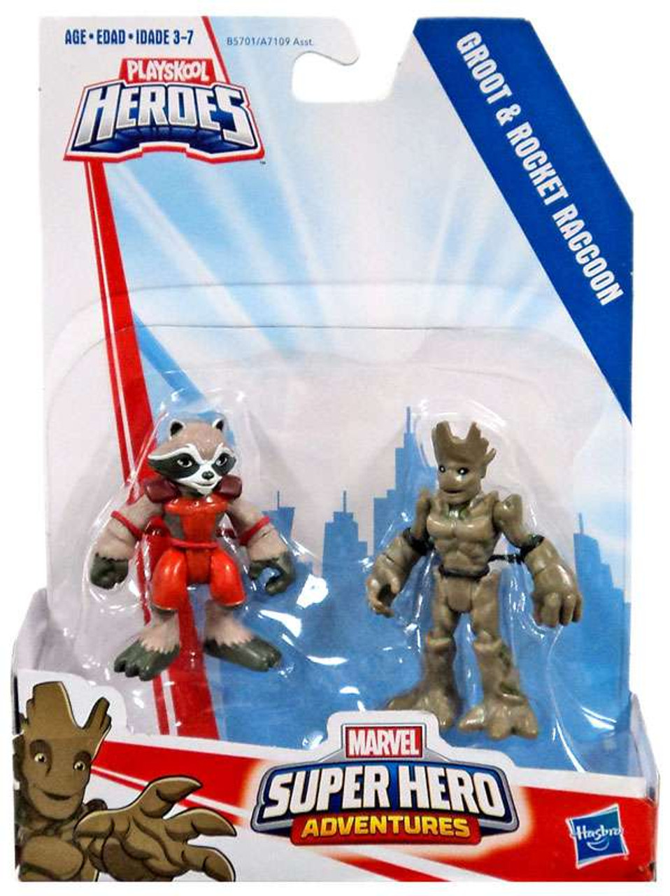 Marvel Playskool Heroes Super Hero Adventures Groot Rocket