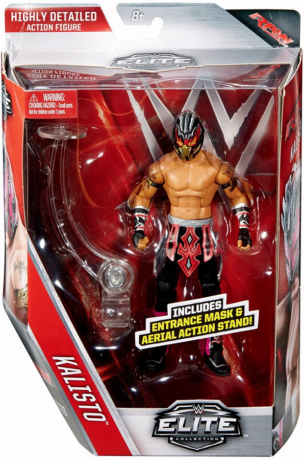 WWE Wrestling Elite Series 42 Kalisto 6 Action Figure Entrance Mask