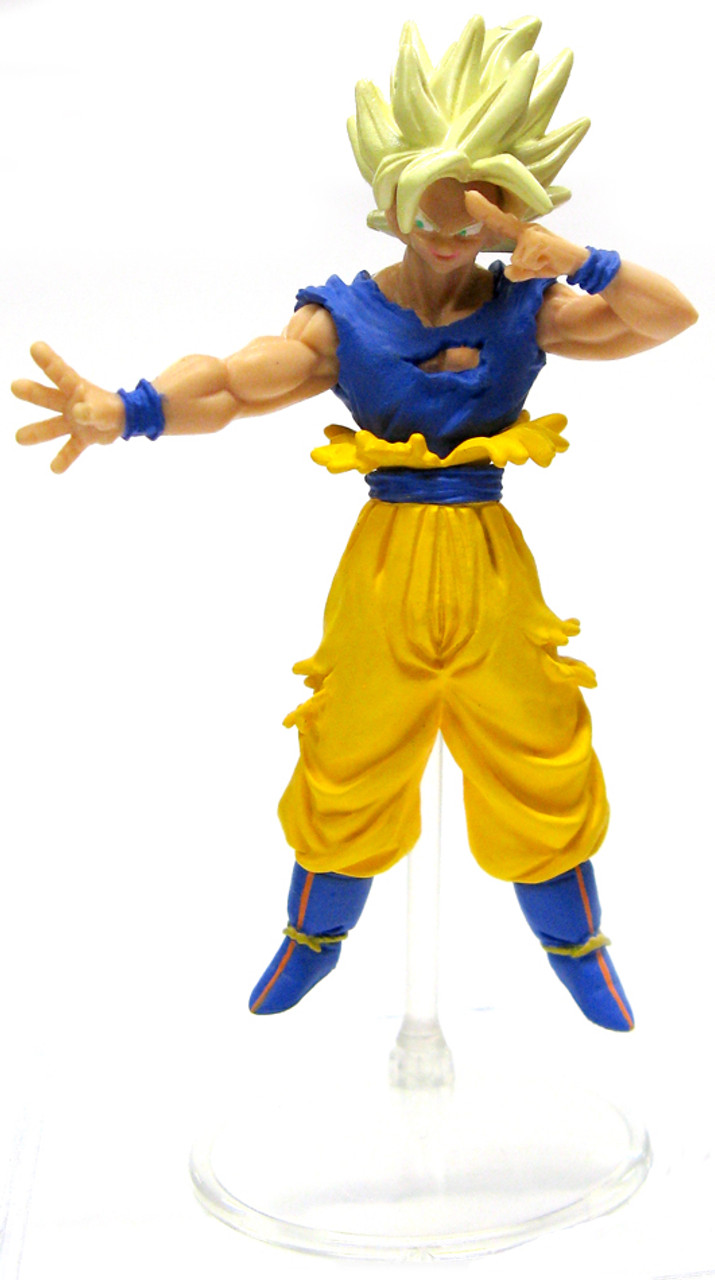 Dragon Ball Z Super Saiyan Goku 4 PVC Figure Instant Transmission Bandai Japan - ToyWiz