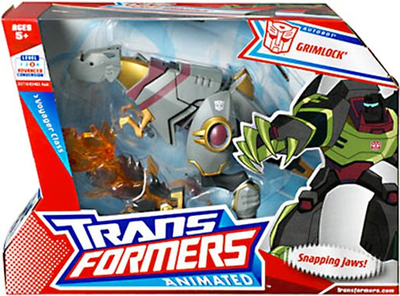 Transformers Animated Grimlock Voyager Action Figure Hasbro Toys ToyWiz