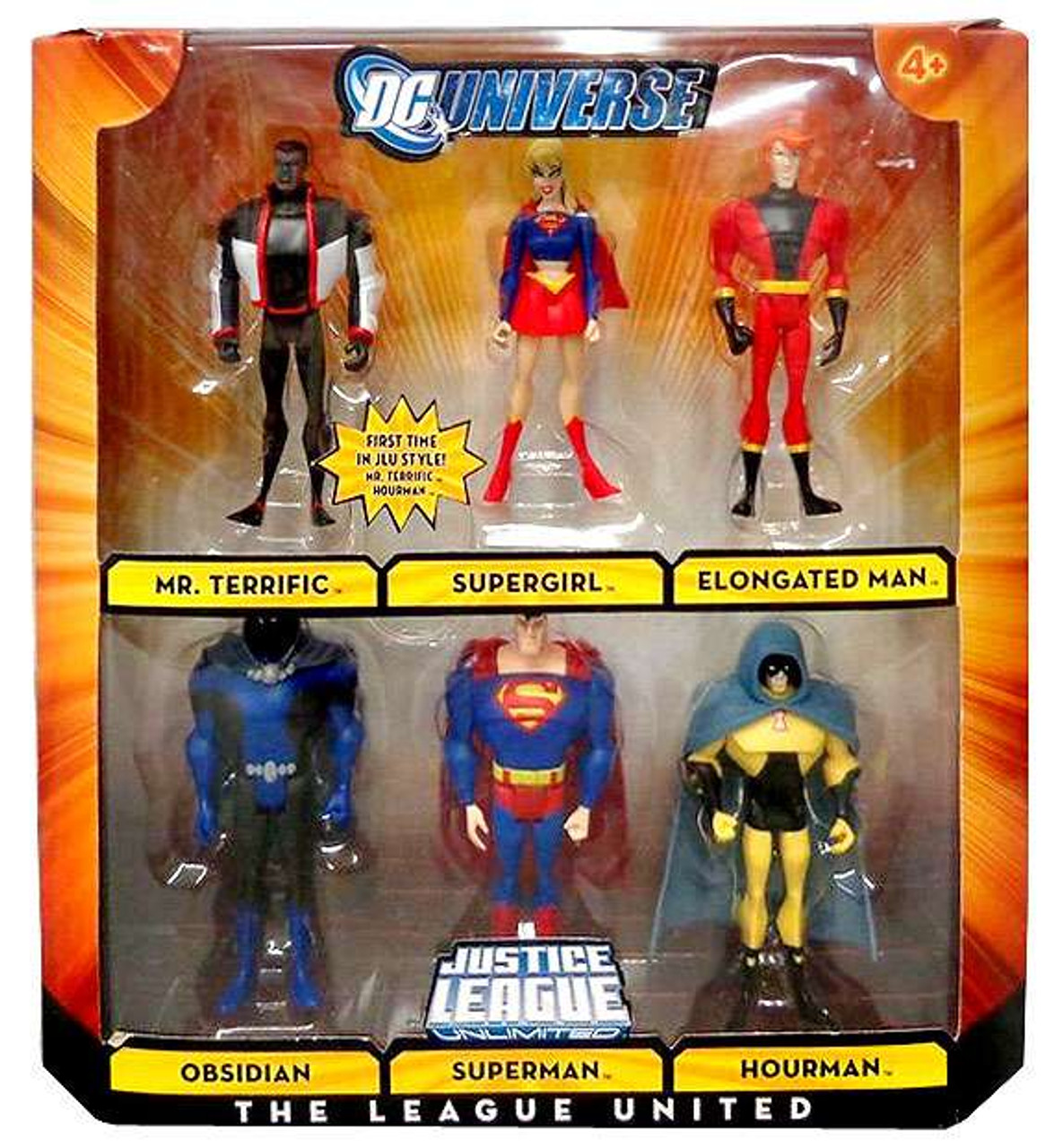 Dc Universe Justice League Unlimited The League United Exclusive 375 Action Figure Set Mattel 0907