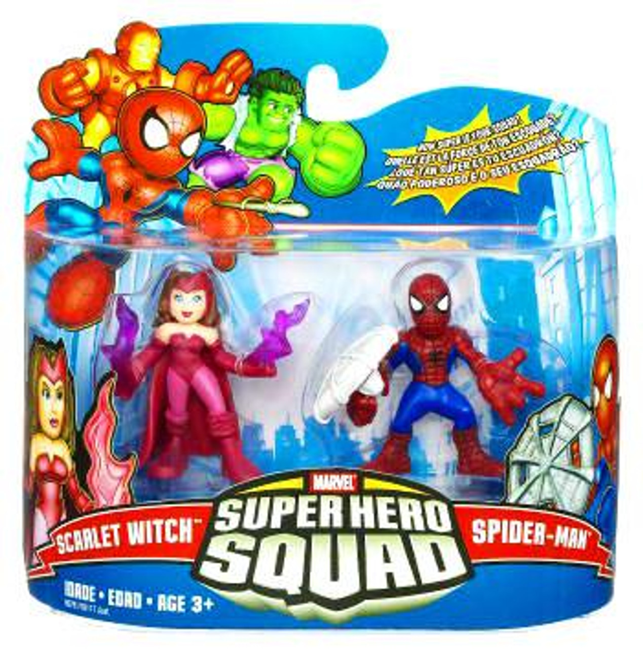 PlaySkool Heroes IRON SPIDER-MAN 2.5" Marvel Super Hero Squad action figure toy 