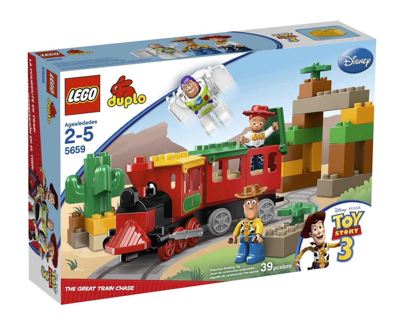 LEGO Toy Story Duplo Toy Story 3 Great Train Chase Set 5659 ToyWiz