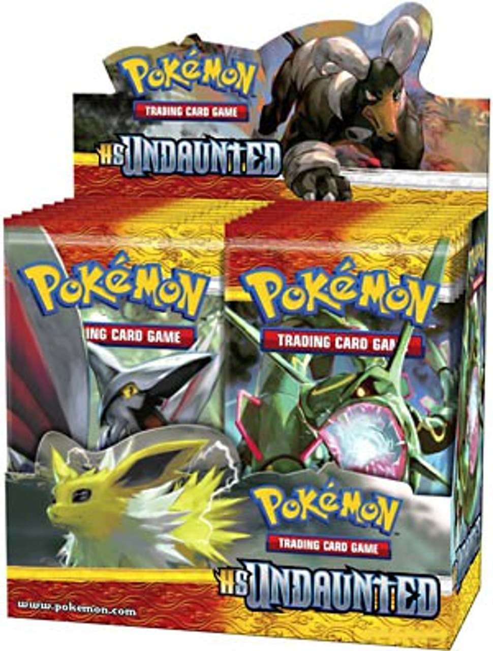 Pokemon HeartGold Soulsilver Undaunted Booster Box 36 Packs Pokemon USA