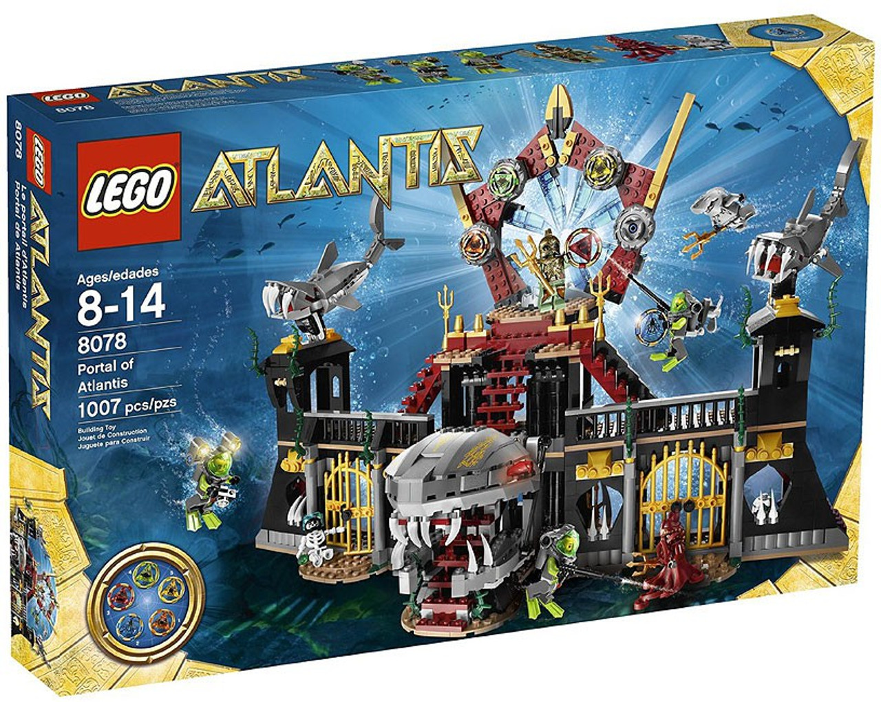 Lego Atlantis Portal Of Atlantis Set 8078 Toywiz lego atlantis portal of atlantis set 8078 toywiz