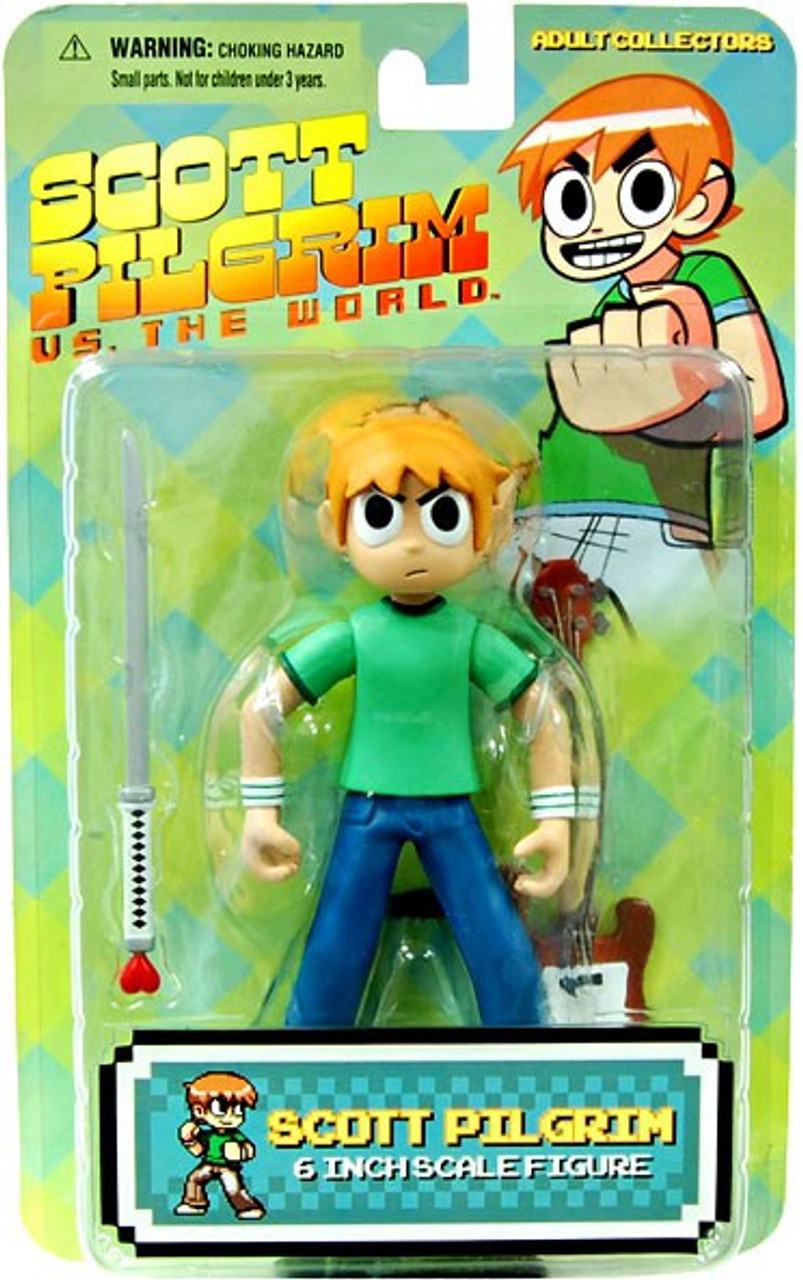 Scott Pilgrim vs The World Scott Pilgrim 6 Action Figure Green Shirt