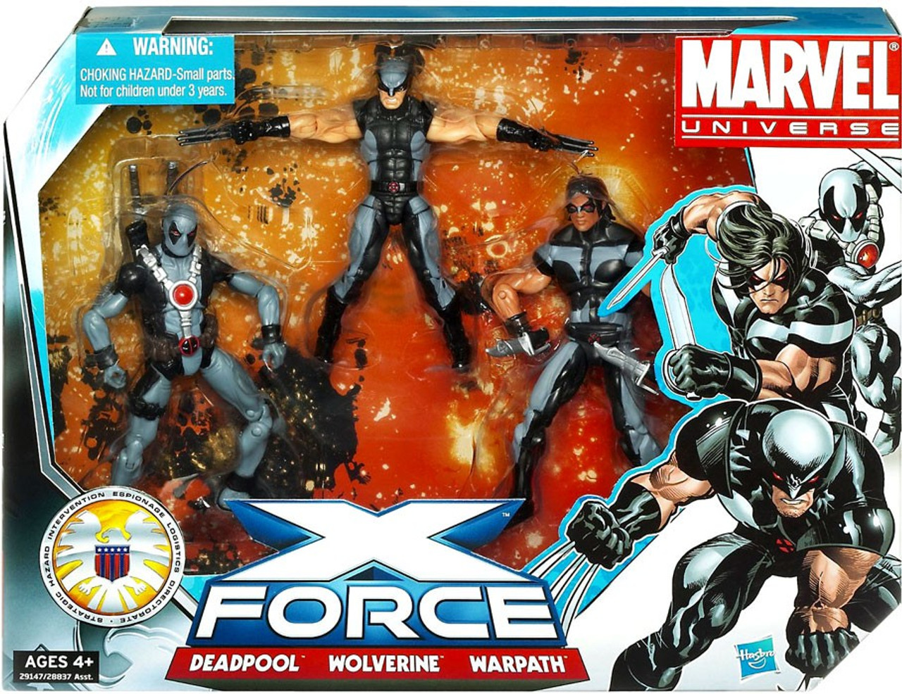 x force 3 pack marvel legends
