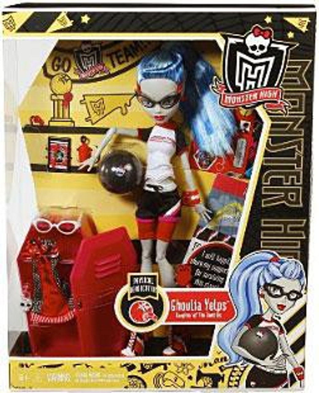 Monster High Classroom Physical Deaducation Ghoulia Yelps 10.5 Doll