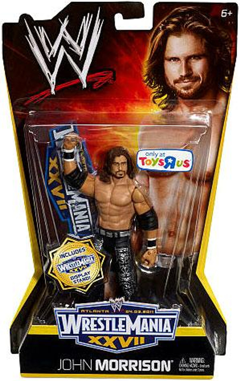 Figurine d'action John Morrison sur eBay - Mattel Wwe Wrestling Exclusive Wrestlemania 27 Action Figure John Morrison 17  12905.1461297025
