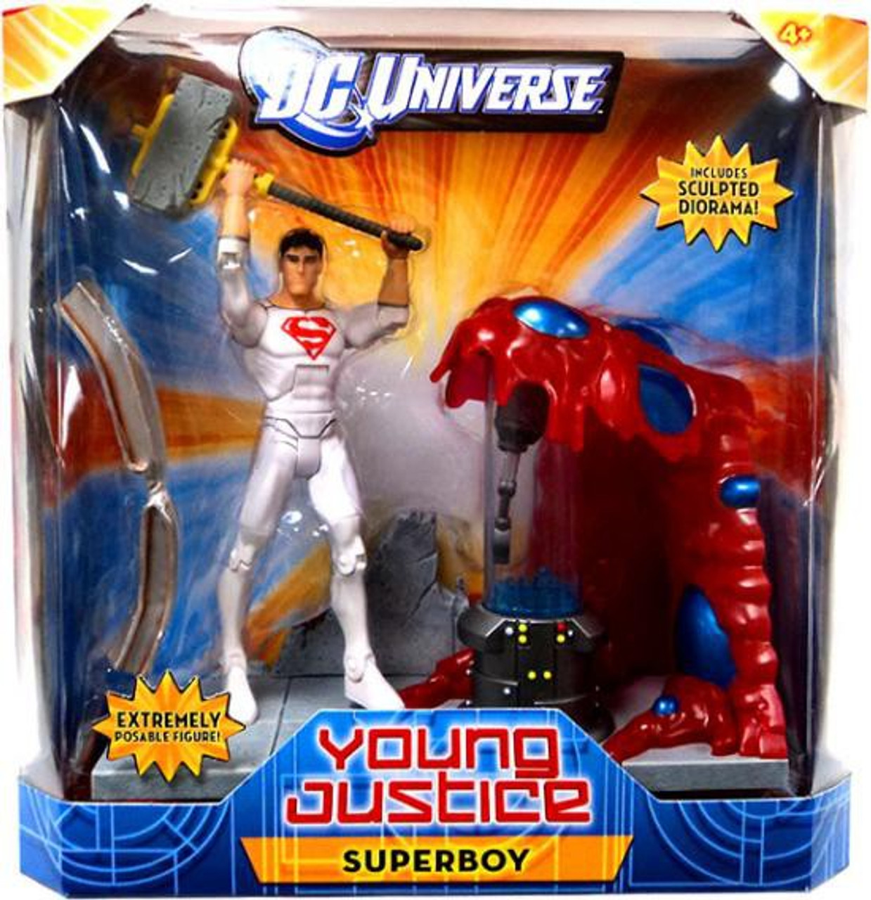 DC Universe Young Justice Superboy 6 Action Figure Solar Suit Mattel
