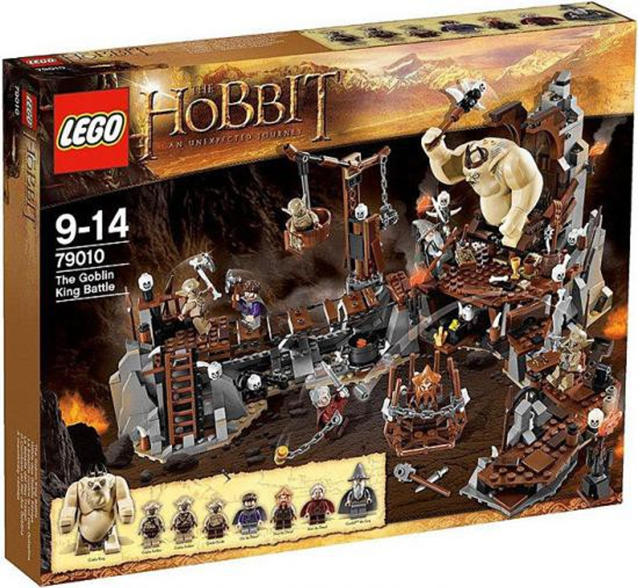 lego the hobbit sets the goblin king battle pack
