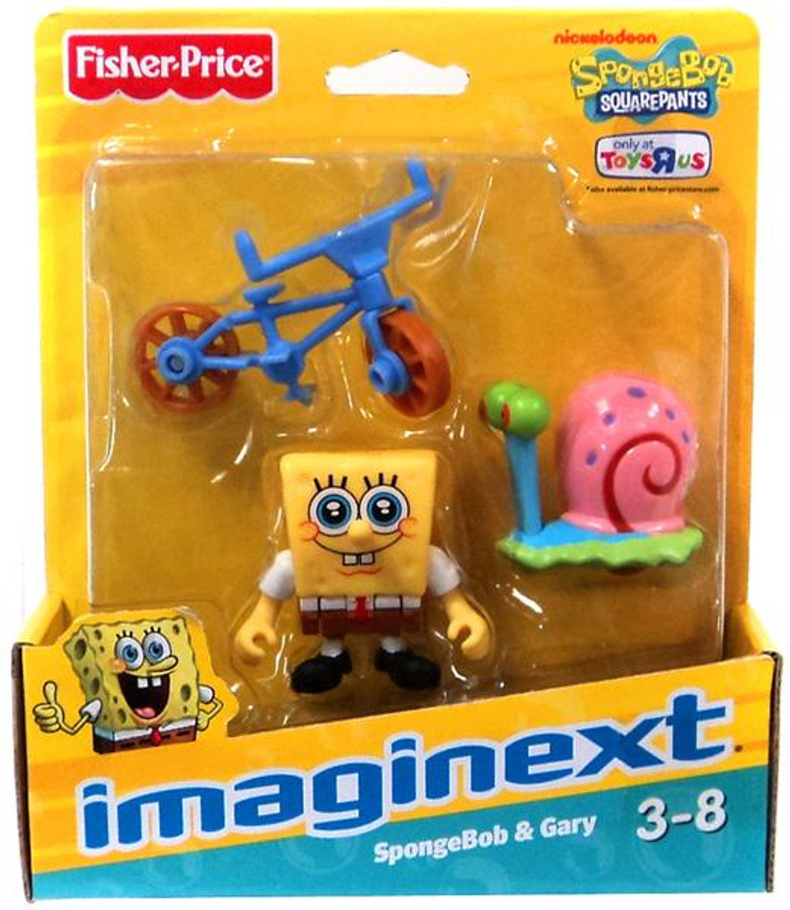 Fisher Price Spongebob Squarepants Imaginext SpongeBob Gary the Snail