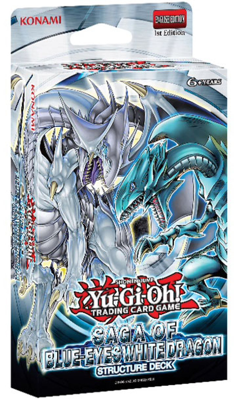 YuGiOh Saga Of Blue Eyes White Dragon Structure Deck Saga Of Blue Eyes   Yugioh Saga Of Blue Eyes White Dragon 1st Edition Structure Deck Hot 10  17061.1461299769 