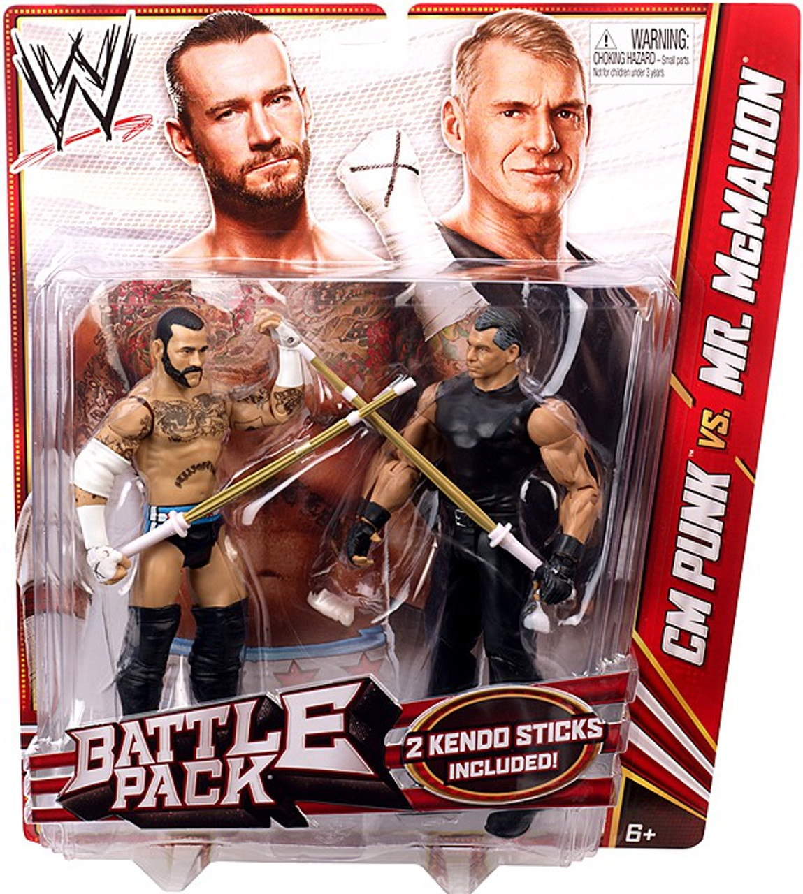 WWE Wrestling Series 23 CM Punk vs. Mr. McMahon Action Figure 2Pack 2