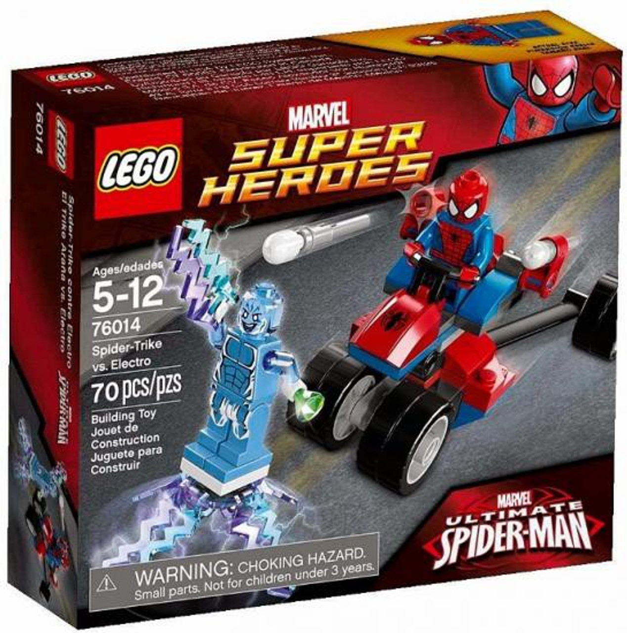 lego marvel super heroes ultimate spider man spider trike vs