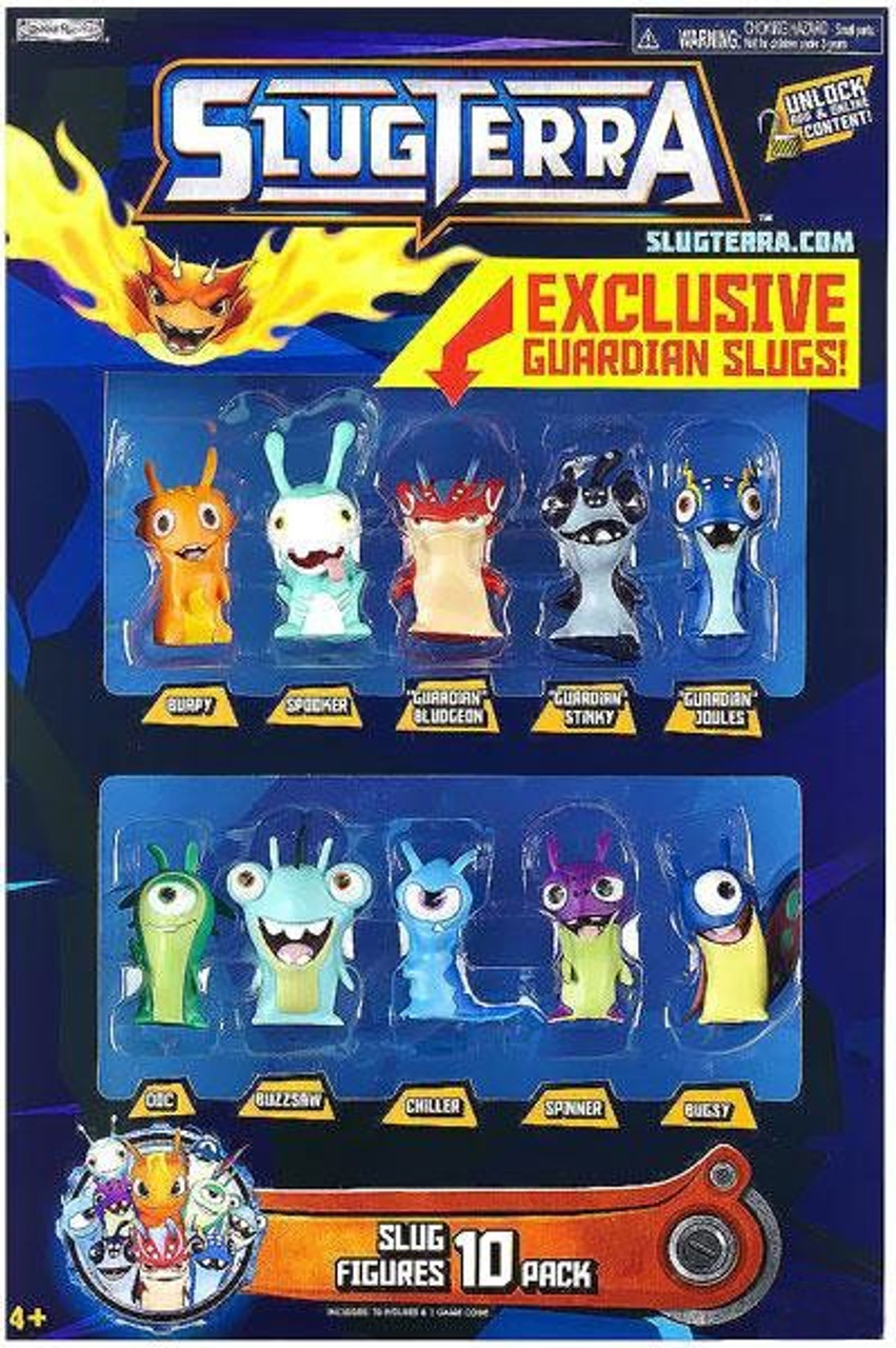 Slugterra Slug Figures 10-Pack Exclusive Exclusive Guardian Slug Jakks