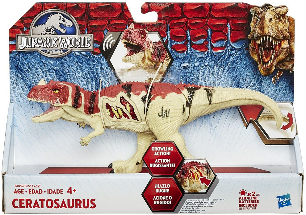Jurassic World Growler Ceratosaurus 8 Action Figure Hasbro Toys ToyWiz jurassic-world-growler-ceratosaurus-8-action-figure-hasbro-toys-toywiz