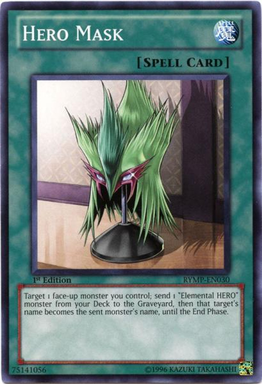 YuGiOh GX Ra Yellow MegaPack Single Card Common Hero Mask RYMPEN030
