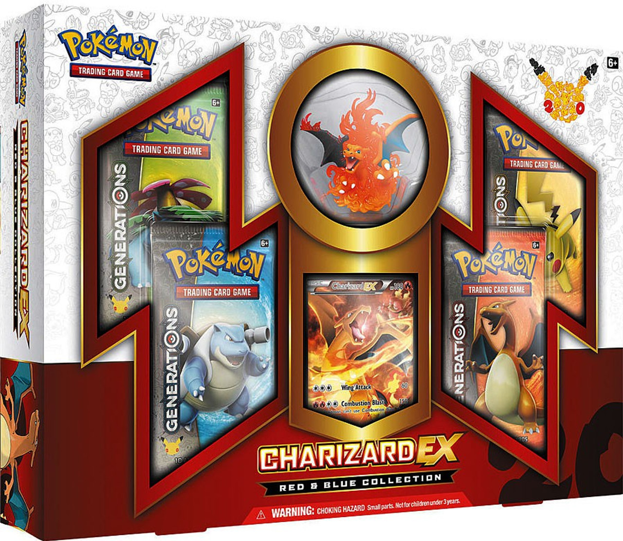 Pokemon Red Blue Collection CharizardEX Box Pokemon USA ToyWiz