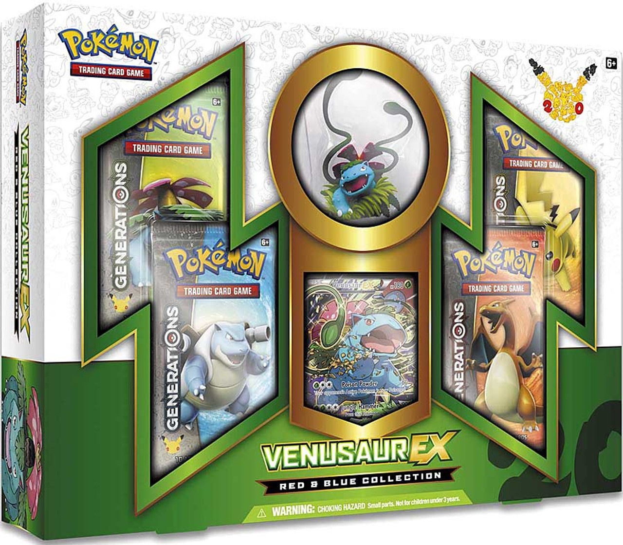 Pokemon Red Blue Collection Venusaur-EX Box Pokemon USA ...