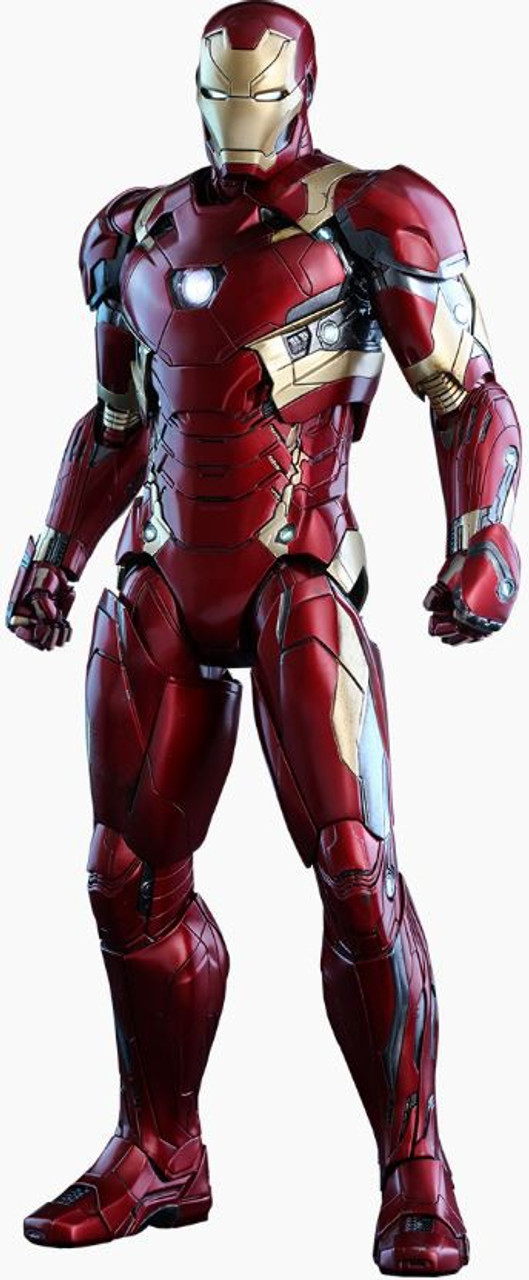 Marvel Civil War Movie Masterpiece Diecast Iron Man Mark XLVI 46 Collectible Figure