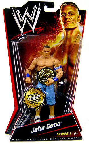 WWE Wrestling Series 1 John Cena Action Figure Limited Edition Mattel