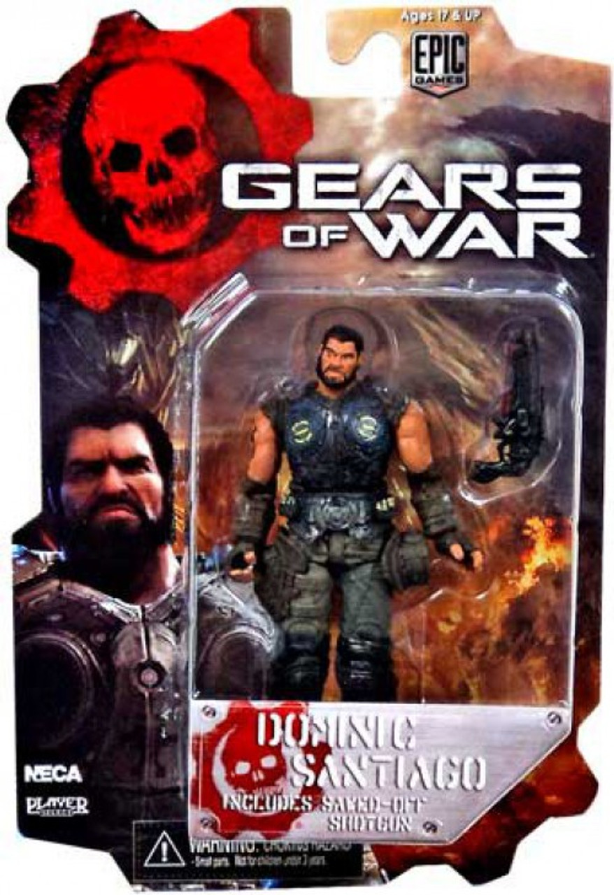 neca gears of war 3 series 2 dominic santiago 3 75 action figure