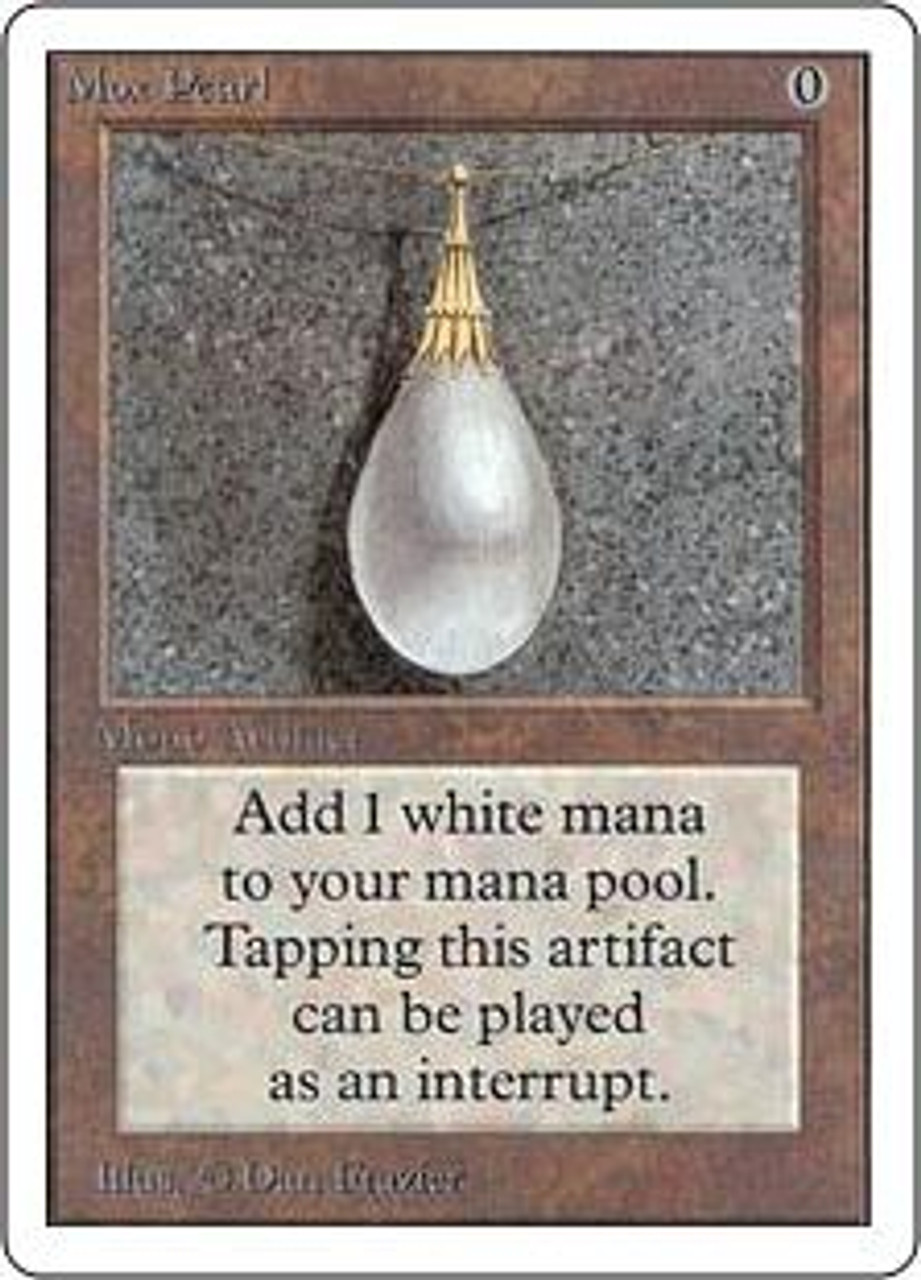 Magic The Gathering Unlimited Single Card Rare Mox Pearl - ToyWiz