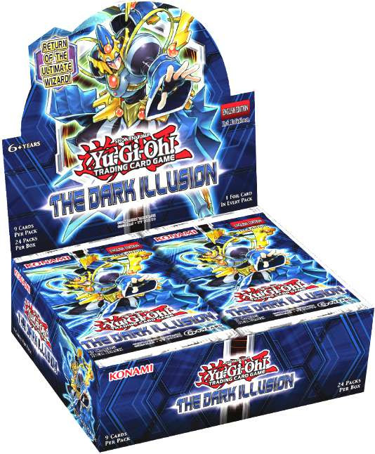 YuGiOh The Dark Illusion Booster Box 24 Packs Sealed Konami ToyWiz