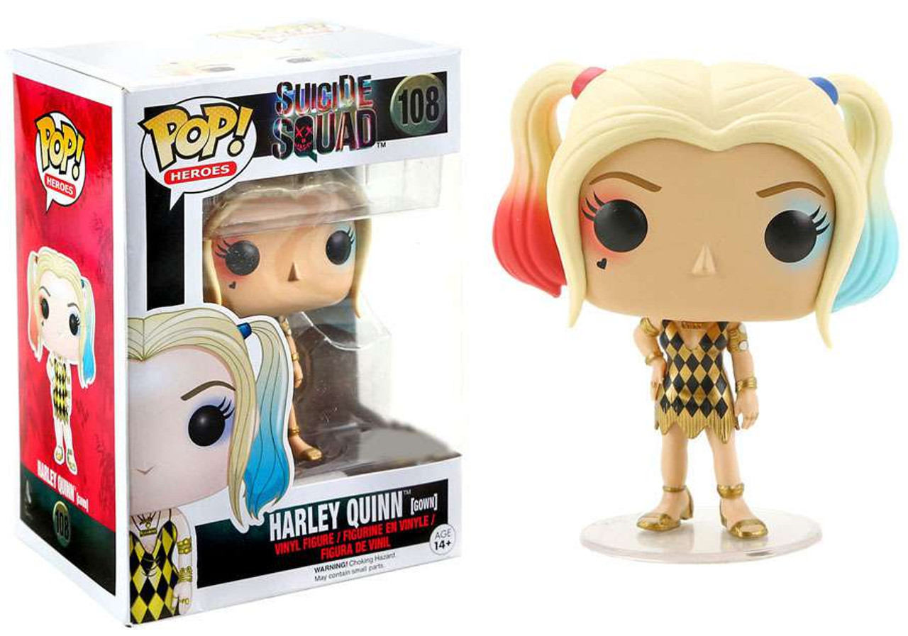 Funko Suicide Squad Funko POP Movies Harley Quinn Exclusive Vinyl Figure 108 Gown - ToyWiz