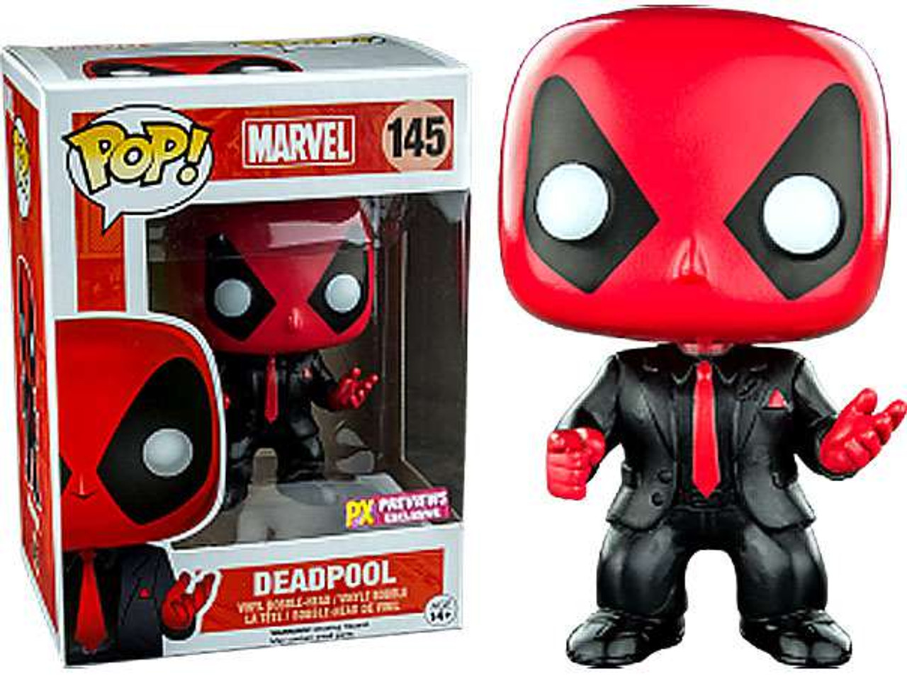 Funko Marvel Universe Funko POP Marvel Deadpool Exclusive Vinyl Bobble ...