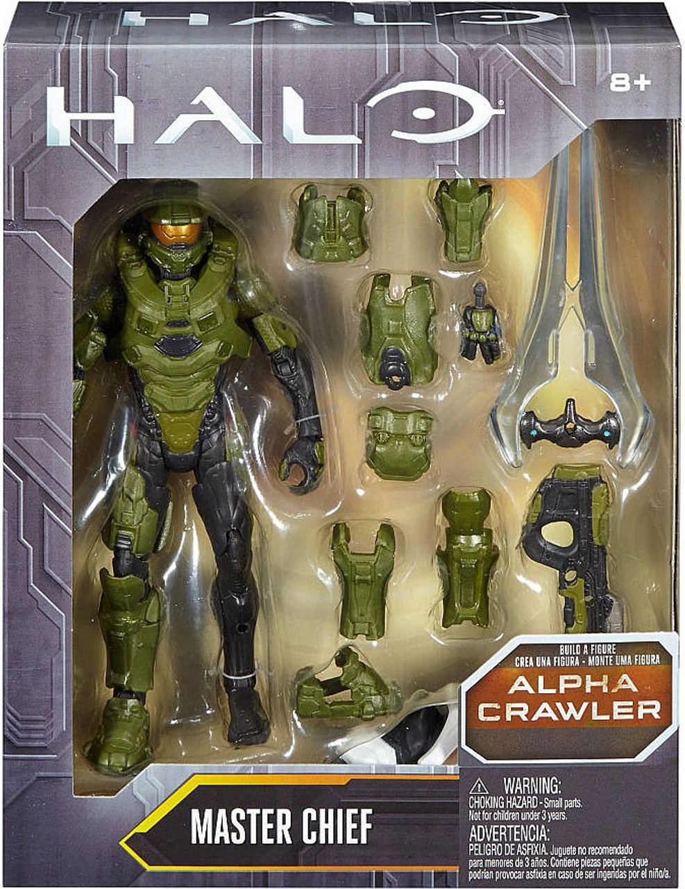 Halo Alpha Crawler Series Master Chief 6 Action Figure