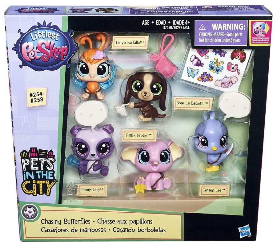 Figurine Littlest PetShop – Papillon Violet (Butterfly) – Occasion