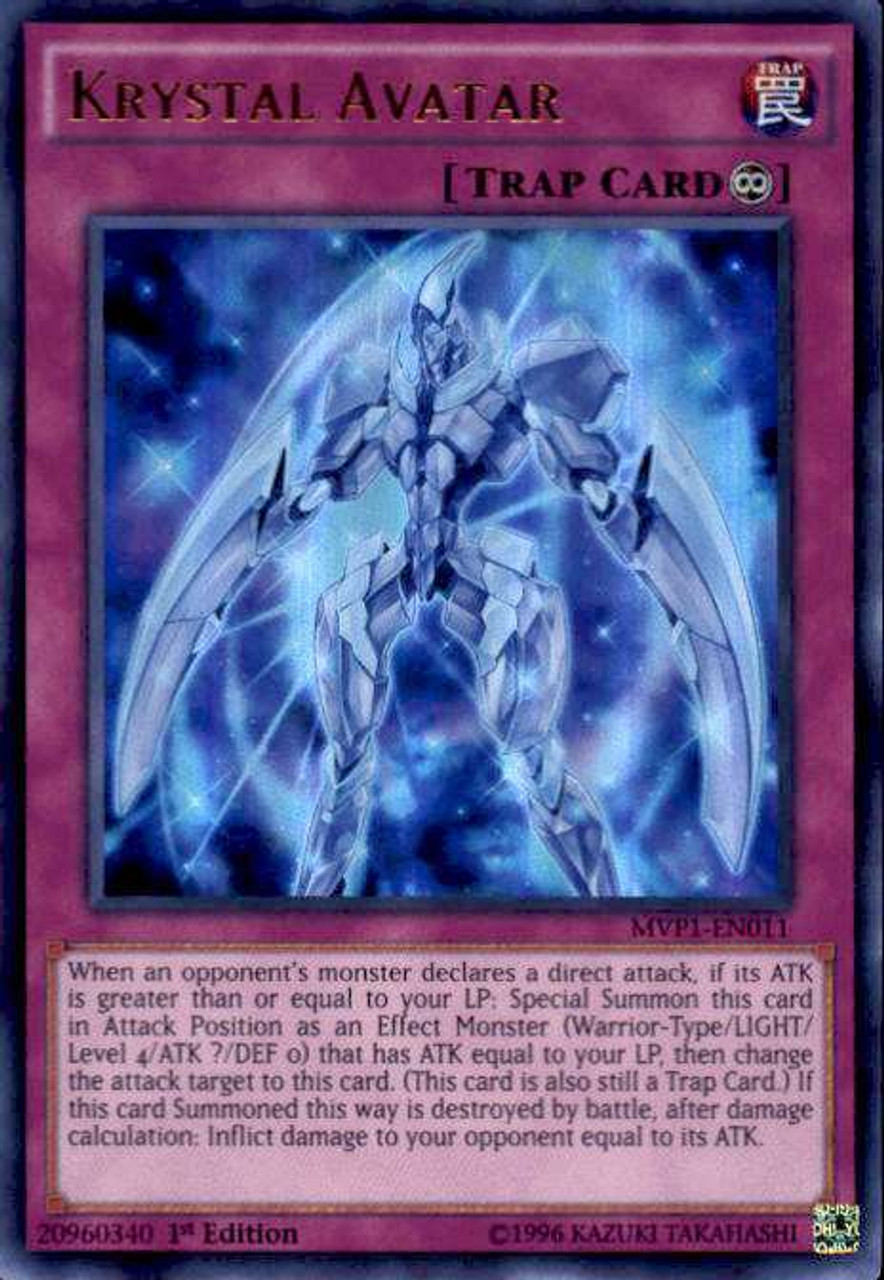 YuGiOh Dark Side of Dimensions Movie Single Card Ultra Rare Krystal Avatar MVP1EN011 ToyWiz YuGiOh Dark Side of Dimensions Movie Single Card Ultra Rare Krystal Avatar MVP1EN011 ToyWiz
