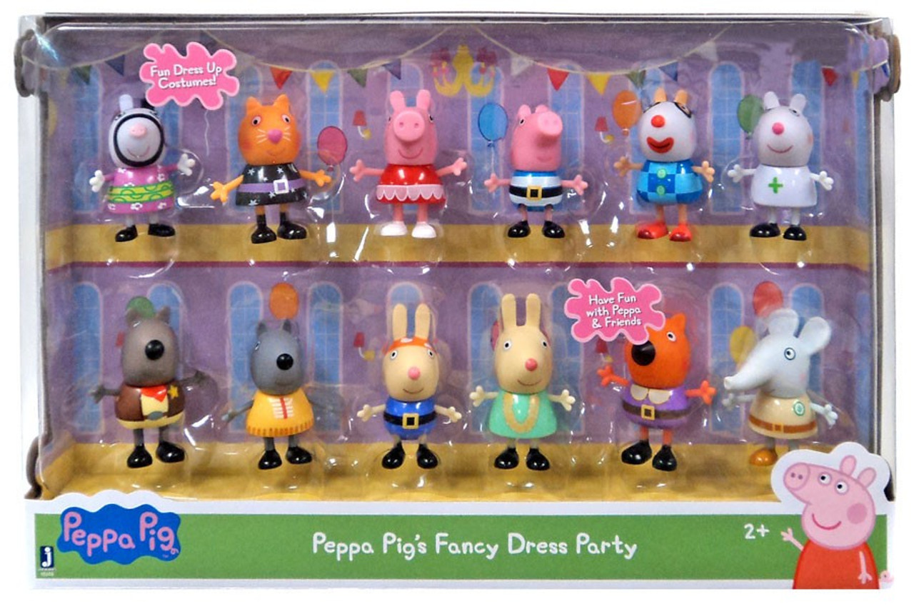 Peppa Pig Peppa Pig Fancy Dress Party Exclusive Figure 12Pack Jazwares