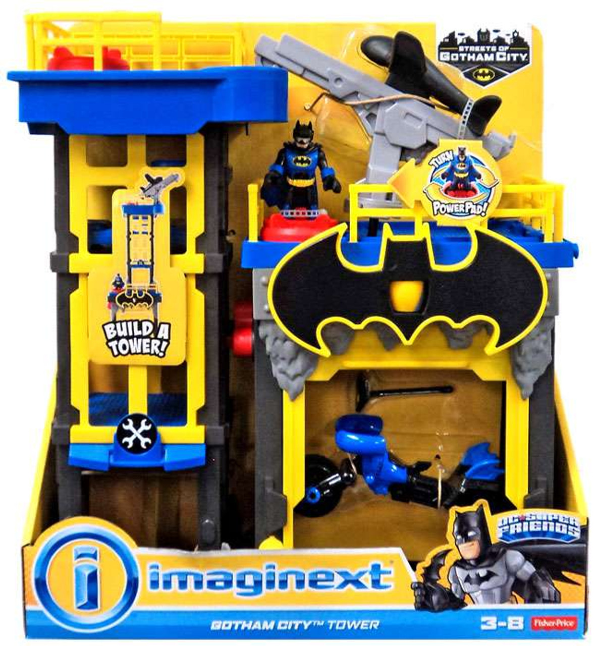 Fisher Price DC Super Friends Batman Imaginext Gotham City Tower ...