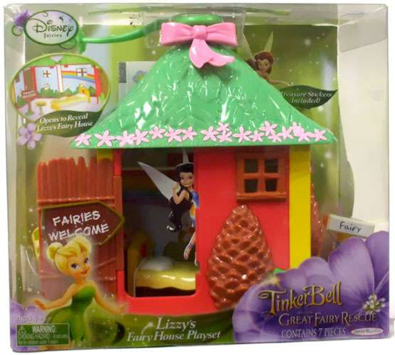 tinkerbell fairy house playset