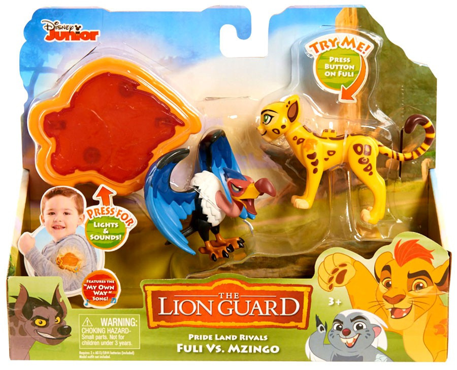 Disney The Lion Guard Pride Land Rivals Fuli vs Mzingo Figure Pack- Buy