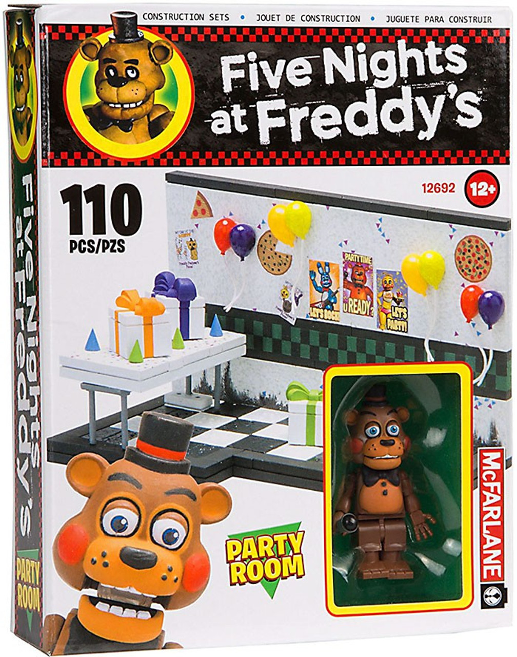 McFarlane Toys Five Nights At Freddys Party Room Construction Set Toy ...