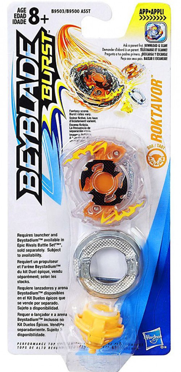 beyblade burst roktavor r1 single top toywiz