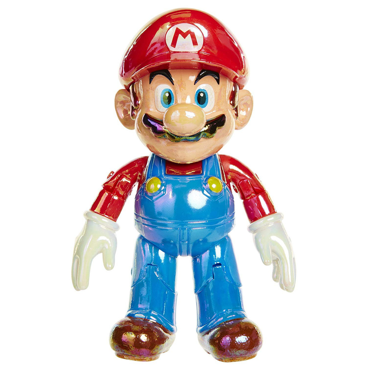 World of Nintendo Classic Mario with Super Star 4 Action Figure Jakks